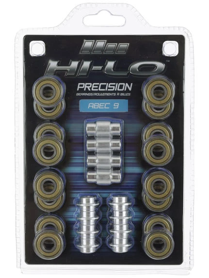 Kit Roulements Mission Abec 9 + Entretoises 3 Kit Roulements Mission Abec 9 + Entretoises